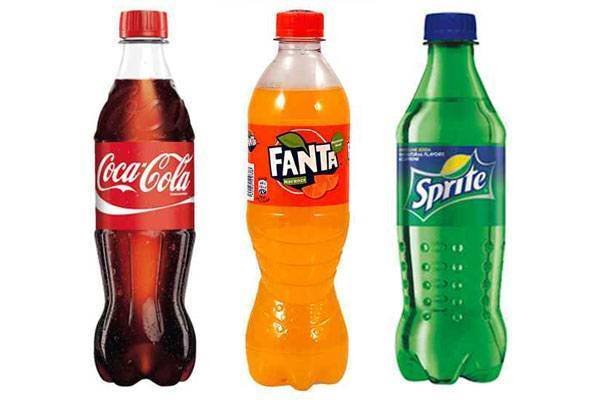 Coca-cola, Fanta, Sprite