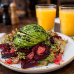 Grapefruit and beet salad